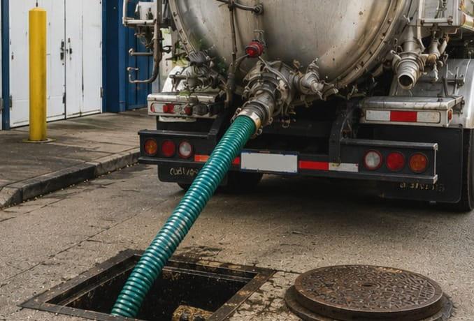 foul odors, slow draining sinks, and excessive grease buildup are all signs that it's time for grease interceptor pumping